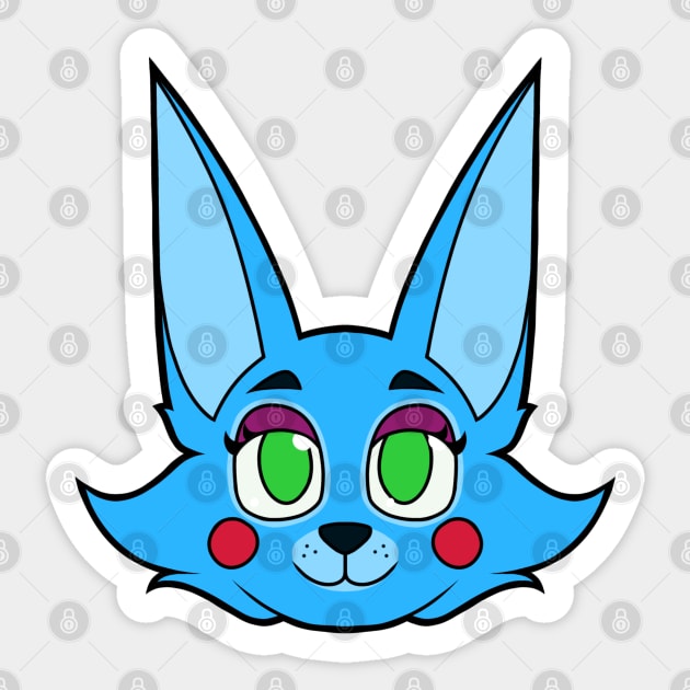 Toy Bonnie - FNaF Sticker by WhiteRabbitWeirdo